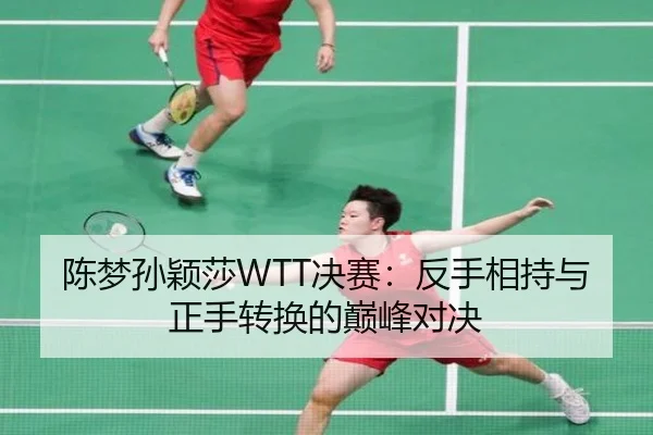 陈梦孙颖莎WTT决赛：反手相持与正手转换的巅峰对决